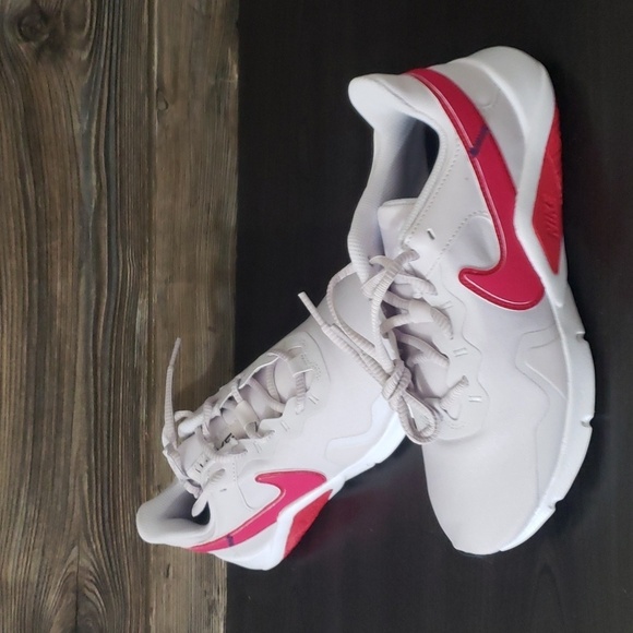 New Nike Legend Essential 2 Gray Pink Sneakers - Picture 1 of 9